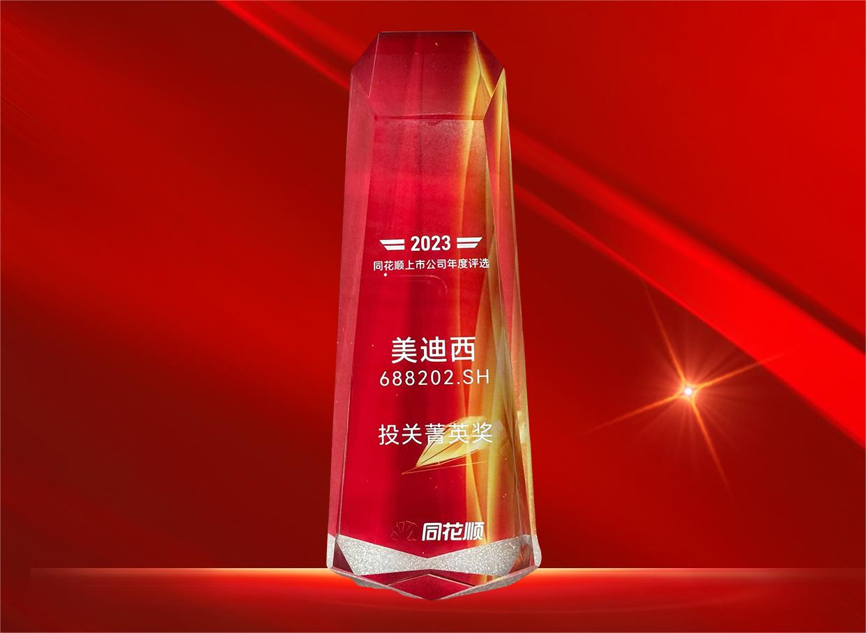 亿万先生mr喜获同花顺上市公司“投关菁英奖”